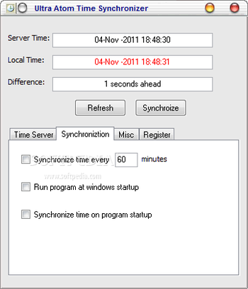 Ultra Atom Time Synchronizer screenshot 2