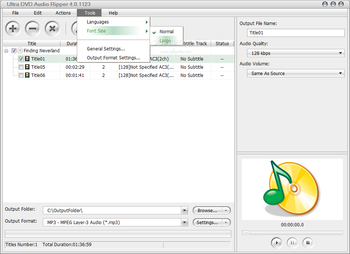 Ultra DVD Audio Ripper screenshot 4