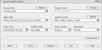 Ultra DVD to MP4 Converter screenshot 2
