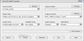 Ultra DVD to MP4 Converter screenshot 3