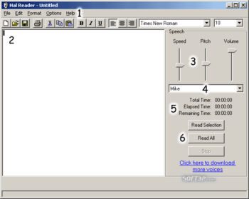 Ultra Hal Text-to-Speech Reader screenshot 2