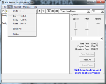 Ultra Hal Text-to-Speech Reader screenshot 3