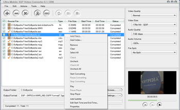 Ultra Mobile 3GP Video Converter screenshot 3