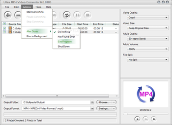 Ultra MP4 Video Converter screenshot 3