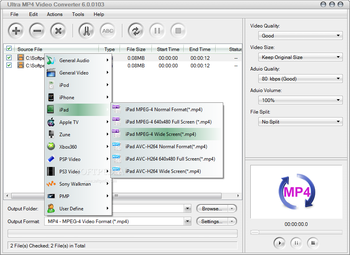 Ultra MP4 Video Converter screenshot 5