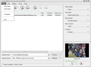 Ultra MPEG-4 Converter screenshot 3