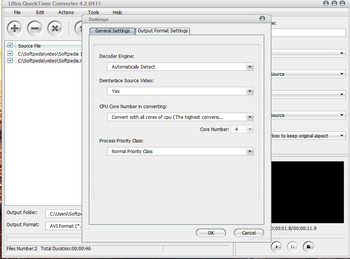 Ultra QuickTime Converter screenshot 4