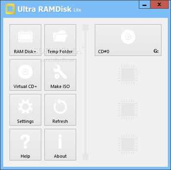Ultra RAMDisk Lite screenshot