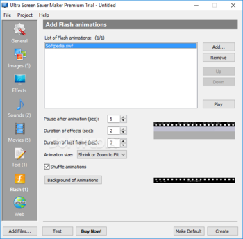 Ultra Screen Saver Maker screenshot 7