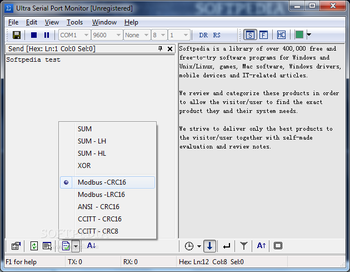 Ultra Serial Port Monitor screenshot