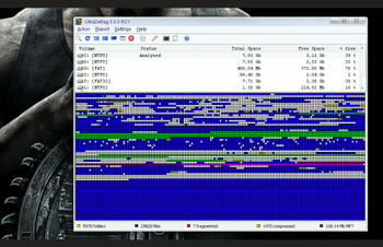 UltraDefrag  screenshot