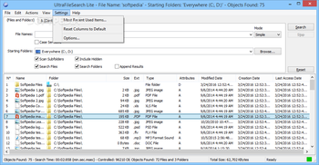UltraFileSearch Lite Portable screenshot 7
