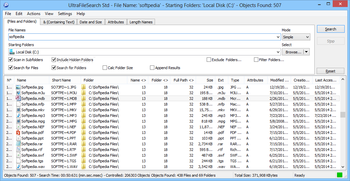 UltraFileSearch Std Portable screenshot
