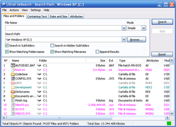 UltraFileSearch screenshot