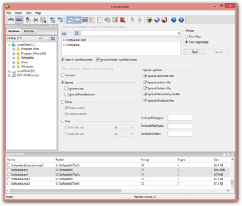 UltraFinder screenshot 2