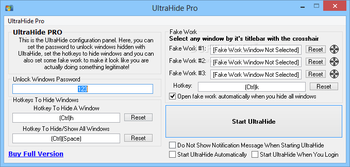UltraHide Pro screenshot