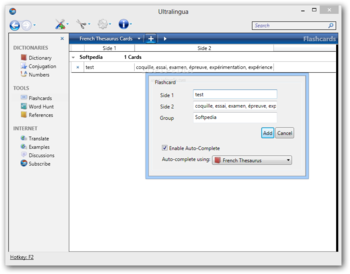 Ultralingua French Dictionary and Thesaurus screenshot 3