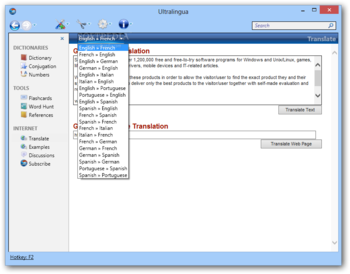 Ultralingua French Dictionary and Thesaurus screenshot 6