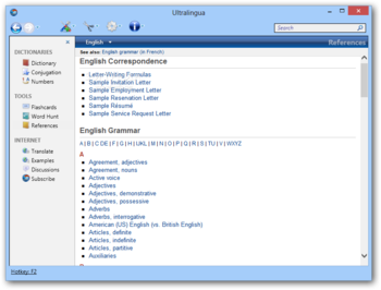 Ultralingua French-English Dictionary screenshot 6