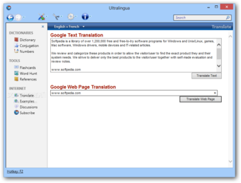 Ultralingua French-English Dictionary screenshot 7