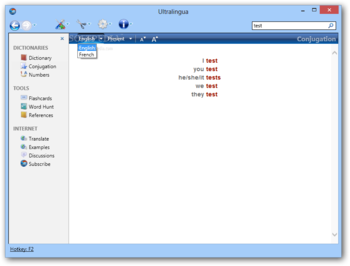 Ultralingua French-English Medical Dictionary screenshot 2