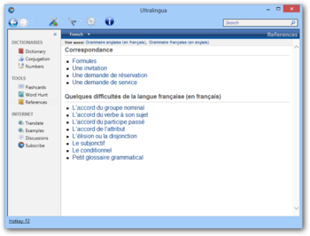 Ultralingua French-English Medical Dictionary screenshot 8