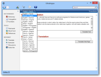 Ultralingua French-English Medical Dictionary screenshot 9