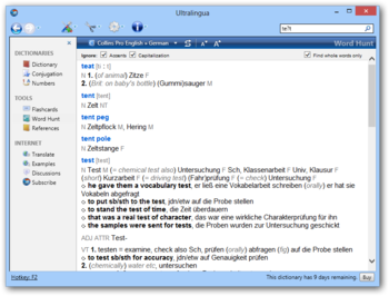 Ultralingua German-English Collins Pro Dictionary screenshot 5