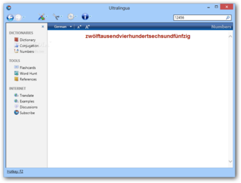 Ultralingua German-English Dictionary screenshot 3