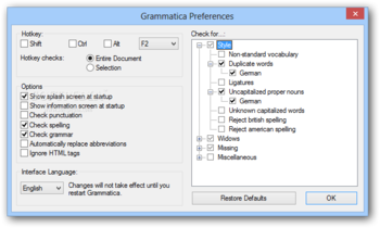 Ultralingua Grammatica German screenshot 3