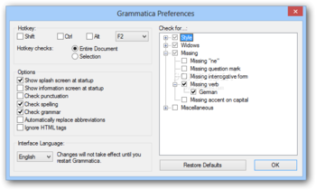 Ultralingua Grammatica German screenshot 5