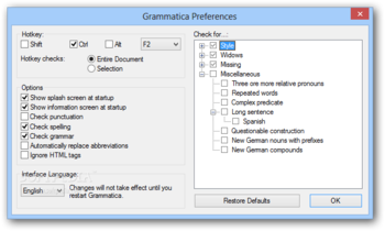 Ultralingua Grammatica Spanish screenshot 7