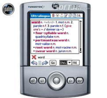 Ultralingua Spanish-English Dictionary (Palm) screenshot
