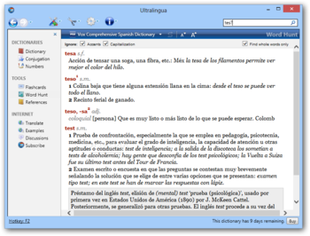Ultralingua Vox Comprehensive Spanish Dictionary screenshot 5