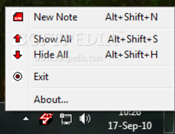 UltraNote screenshot