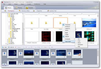 UltraSlideshow Flash Creator Professional screenshot 2