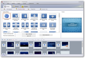UltraSlideshow Flash Creator Professional screenshot 3