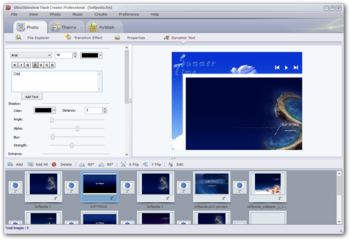 UltraSlideshow Flash Creator Professional screenshot 4