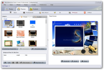 UltraSlideshow Flash Creator Professional screenshot 5
