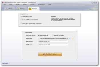 UltraSlideshow Flash Creator Professional screenshot 6
