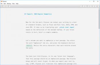 Ulysses screenshot