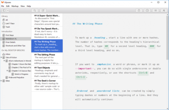 Ulysses screenshot 4