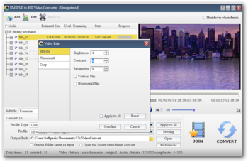 UM DVD to HD Video Converter screenshot 3