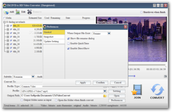 UM DVD to HD Video Converter screenshot 5
