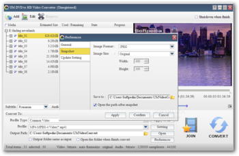 UM DVD to HD Video Converter screenshot 6