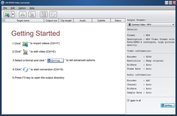 UM RMVB Video Converter screenshot