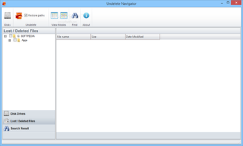 Undelete Navigator screenshot 2