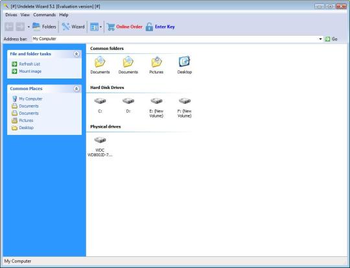 Undelete Wizard screenshot