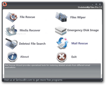 UndeleteMyFiles screenshot