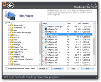 UndeleteMyFiles screenshot 3